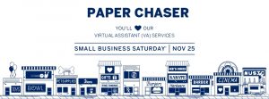 Paper Chaser Small Business Saturday graphic