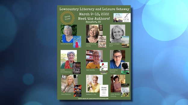 Lowcountry Literary and Leisure Getaway flyer multiple authors